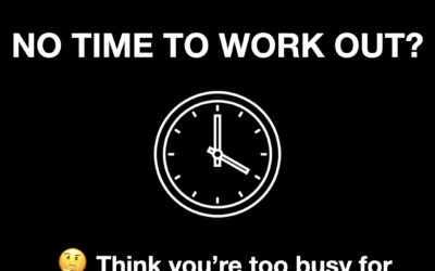 You DO Have Time To Workout!